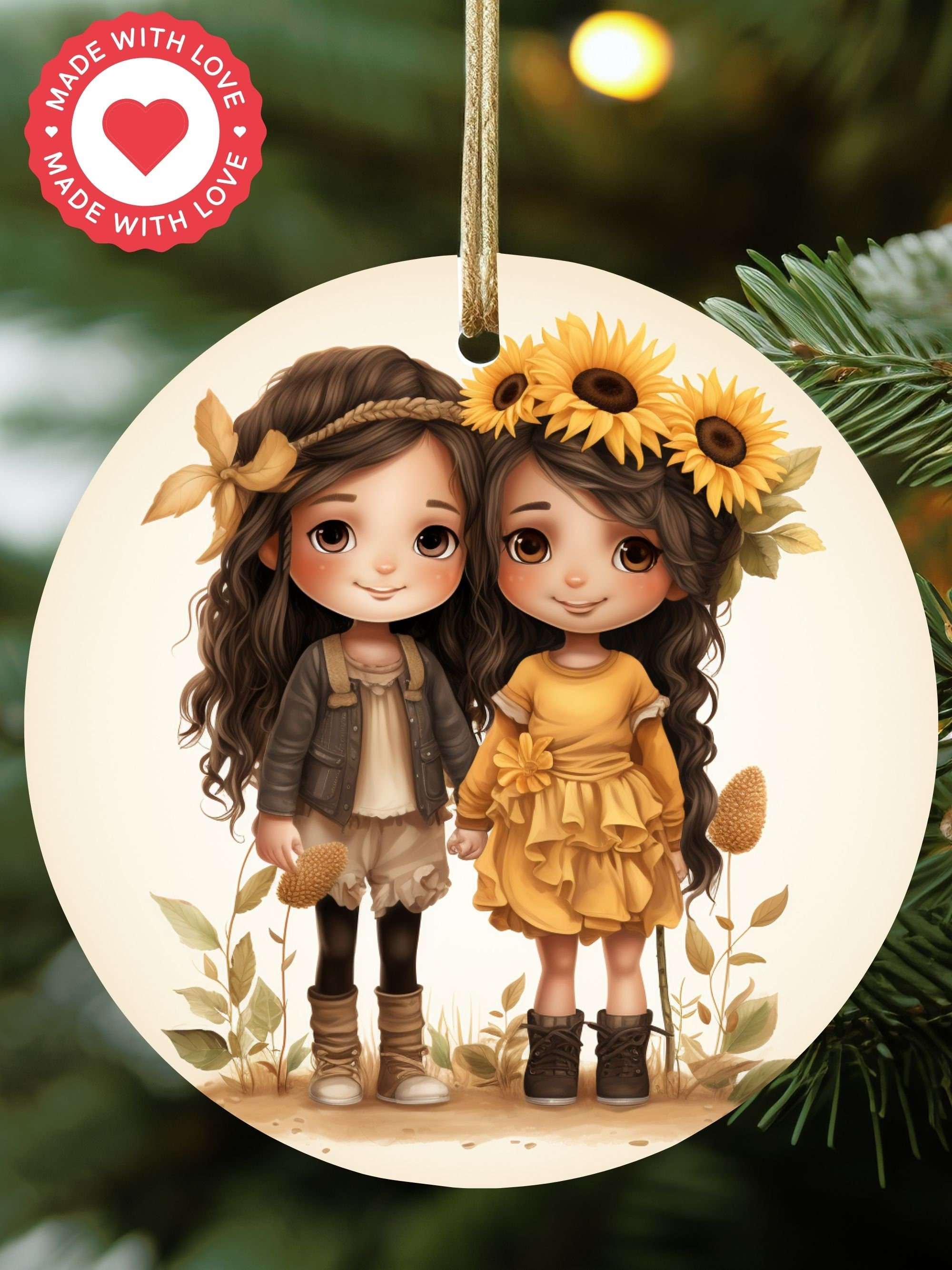 Best Friends Sunflower Flowers Clipart - CraftNest - Digital Crafting and Art