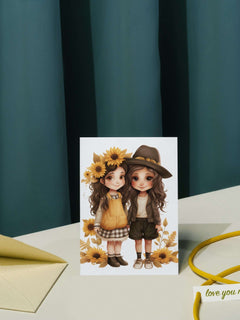 Best Friends Sunflower Flowers Clipart - CraftNest - Digital Crafting and Art