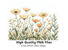 Soft Pastel Floral Clipart Bundle
