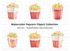 Popcorn Boxes Clipart Bundle