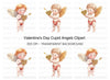 Cute Cupid Valentine Day Clipart Bundle