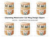 Cute Cat Faces Clipart Bundle