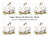 Romantic Swans with Water Lilies Clipart Bundle