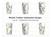 Marble Tumbler Designs Clipart Bundle