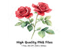 Red Roses Clipart Bundle