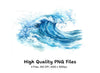 Dynamic Ocean Waves Clipart Bundle