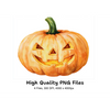 Glowing Halloween Pumpkin Clipart Bundle
