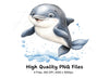 Playful Dolphin Clipart Bundle