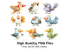 Assorted Bird Illustrations Clipart Bundle