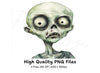 Cute Zombie Clipart Bundle