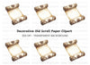 Vintage Scroll Design Clipart Bundle