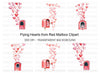 Valentine's Day Mailbox with Hearts Clipart Bundle