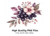 Berry Floral Clipart Bundle
