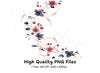 Floral Ribbon Corner Clipart Bundle