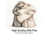 Cozy Couple Winter Hug Clipart Bundle