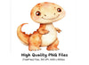 Cute Baby Dinosaur Clipart Bundle