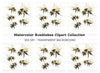 Bumblebee Clipart Bundle