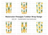 Pineapple Tumbler Clipart Bundle