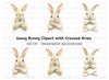 Grumpy Bunny Clipart Bundle