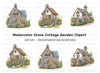 Stone Cottages Clipart Bundle