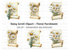 Daisy Scroll Clipart Bundle