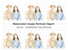 Couple Portrait Clipart Bundle