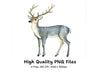 Spotted Deer Clipart Bundle