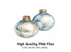 Christmas Ornaments Clipart Bundle