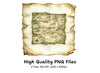Aged Scroll Map Clipart Bundle
