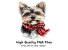 Cute Dogs in Scarves Clipart Bundle