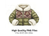 Cozy Winter Jacket Clipart Bundle