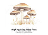 Forest Fungi Clipart Bundle