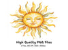 Sun Face Clipart Bundle