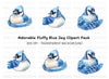 Cute Blue Jay Bird Clipart Bundle