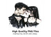 Gothic Romance Clipart Bundle