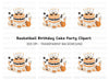 Basketball Themed Dessert Table Clipart Bundle