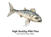 Fish Skeleton Clipart Bundle