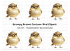 Grumpy Bird Clipart Bundle