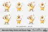 Adorable Baby Chicks and Easter Eggs Clipart Bundle
