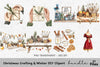 Christmas Crafting Elements Clipart Bundle