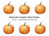 Pumpkin Fall Clipart Bundle