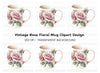 Romantic Rose Bouquet Clipart Bundle