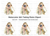 Girl With Camera Clipart Bundle