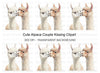 Cute Alpaca Couple Clipart Bundle