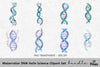 DNA Helix Science Clipart Bundle