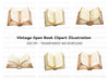Open Books Clipart Bundle