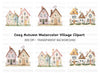 Floral Houses Clipart Bundle