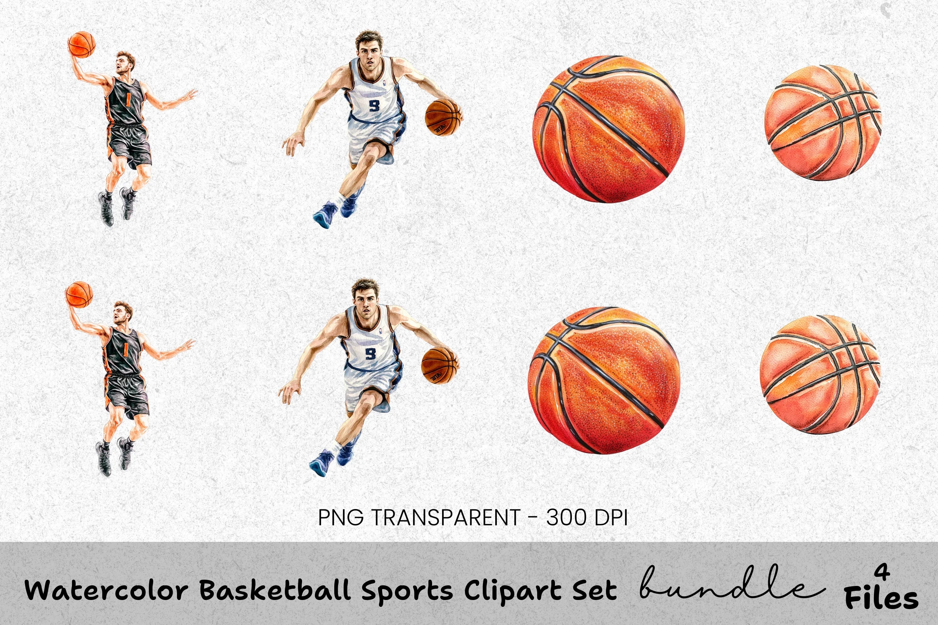 Basketball Sports Clipart Bundle