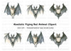 Cute Bat Clipart Bundle