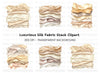 Stacked Fabric Clipart Bundle